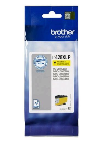 BROTHER LC-428XLYP CARTUCCIA INCHIOSTRO GIALLO PER MFC-J5955DW/J6955DW/J6957DW HL-J6010DW 5.000 PAGINE